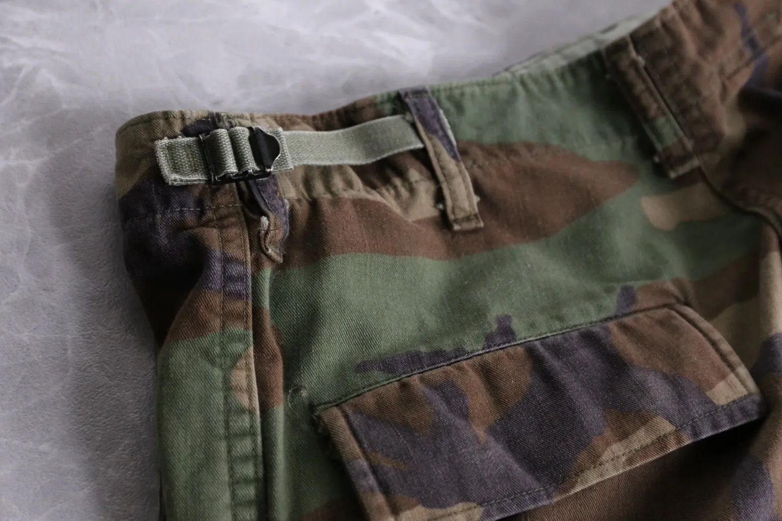 U.S army camouflage cargo pants