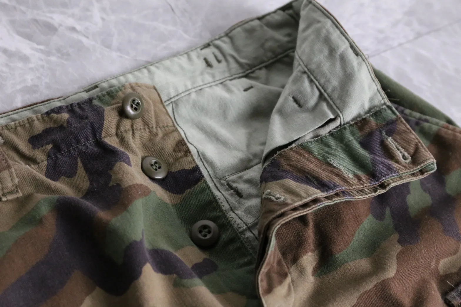 U.S army camouflage cargo pants