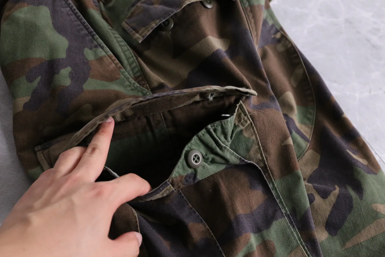 U.S army camouflage cargo pants