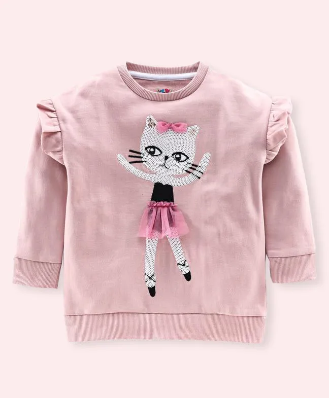 Ventra Girls Ballerina Sweatshirt Rose