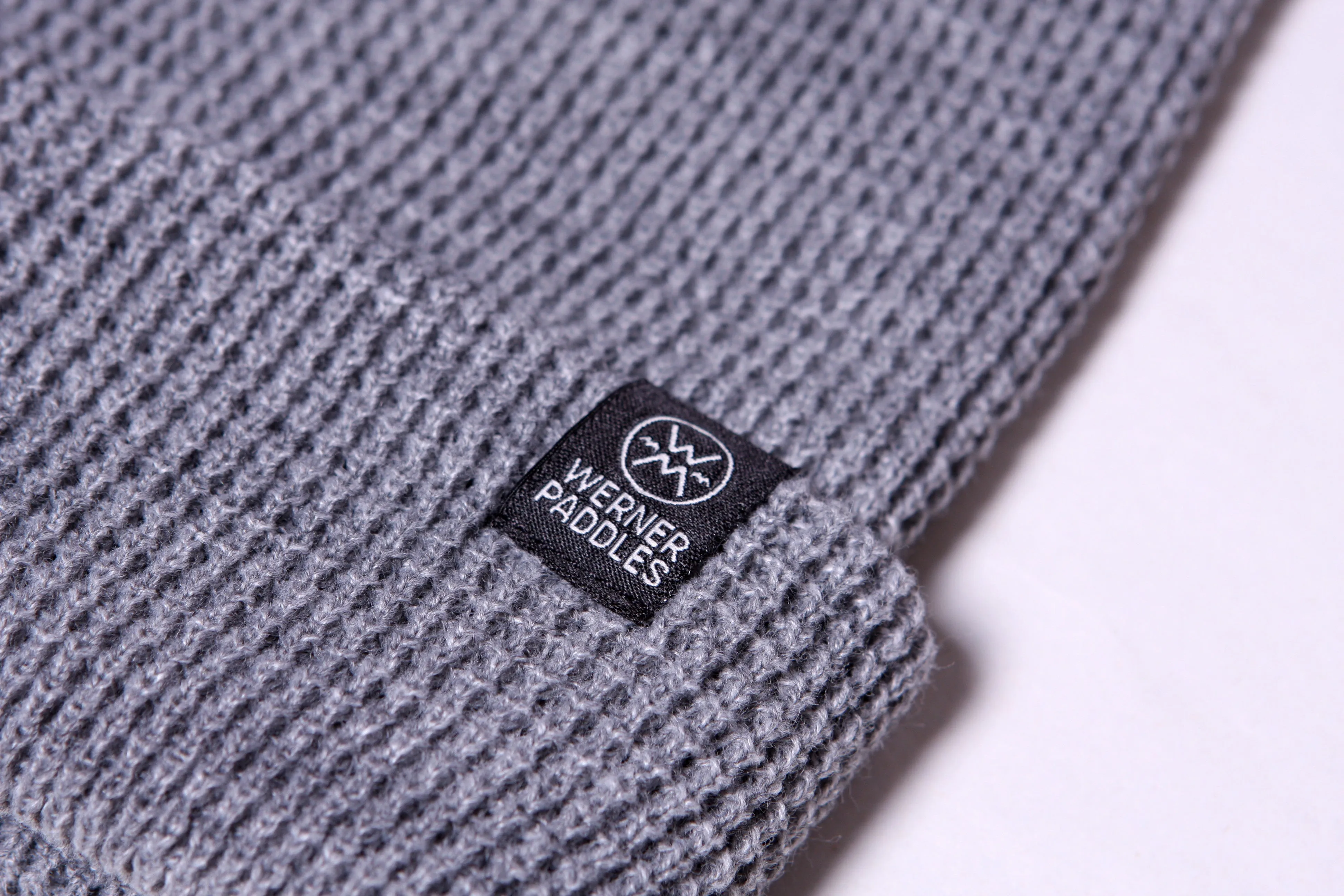 Werner Paddles Waffle Knit Logo Beanie