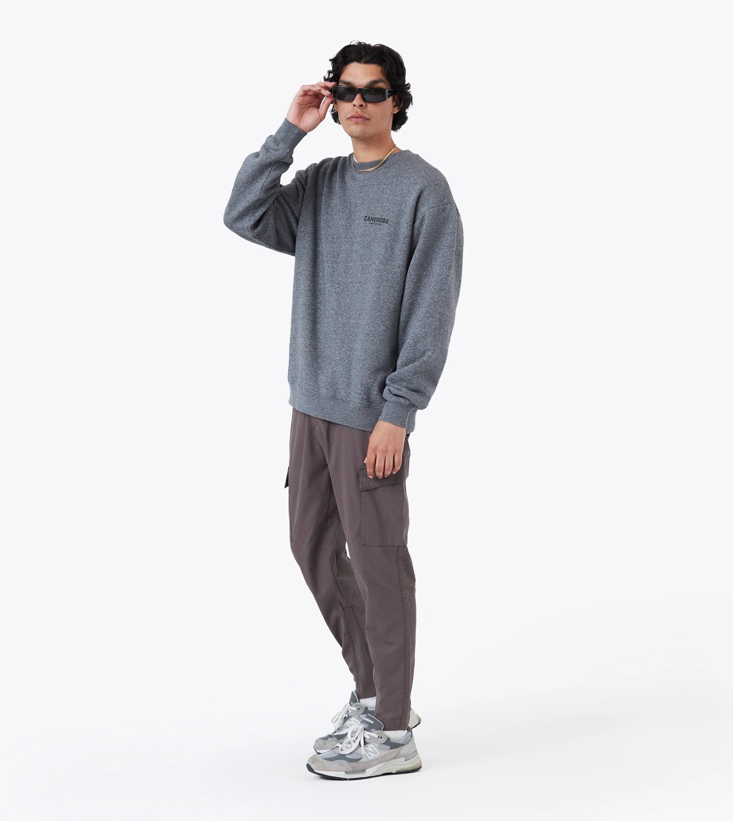 ZDS Lowgo Crew Sweat Static