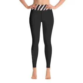 Zebra Trim Yoga Leggings